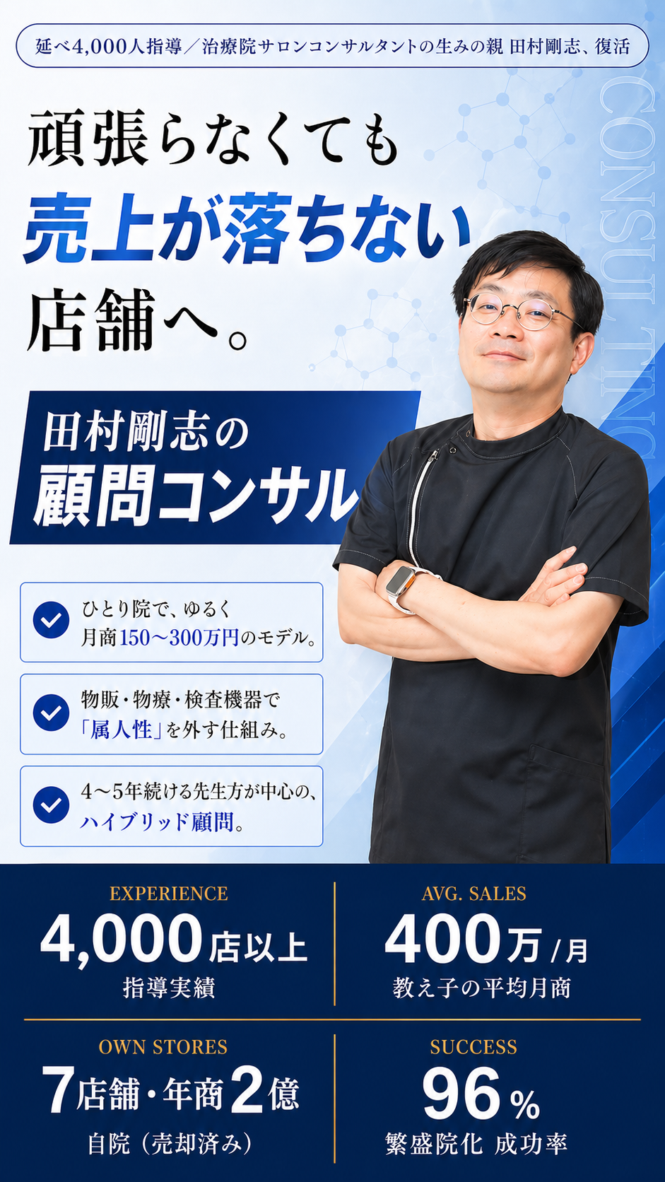 頑張らなくても売上が落ちない店舗へ。｜田村剛志の顧問コンサル