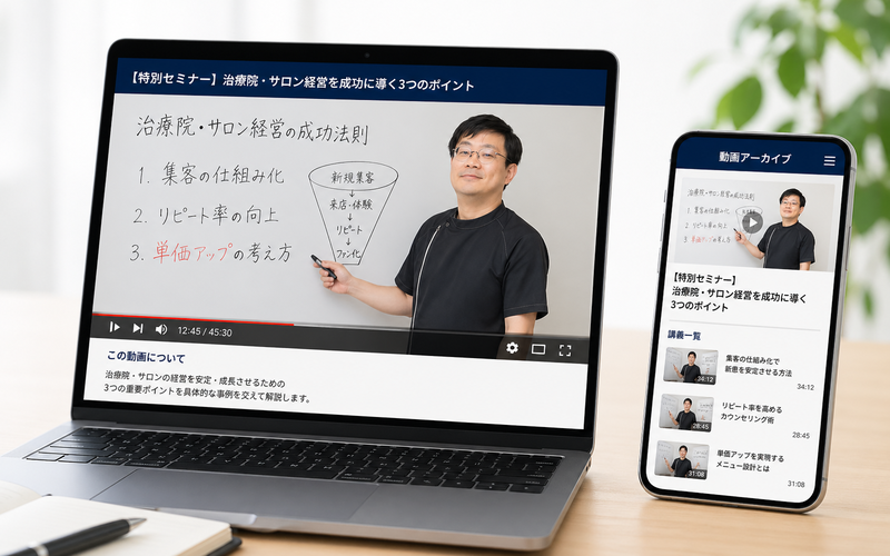 会員サイト動画アーカイブ